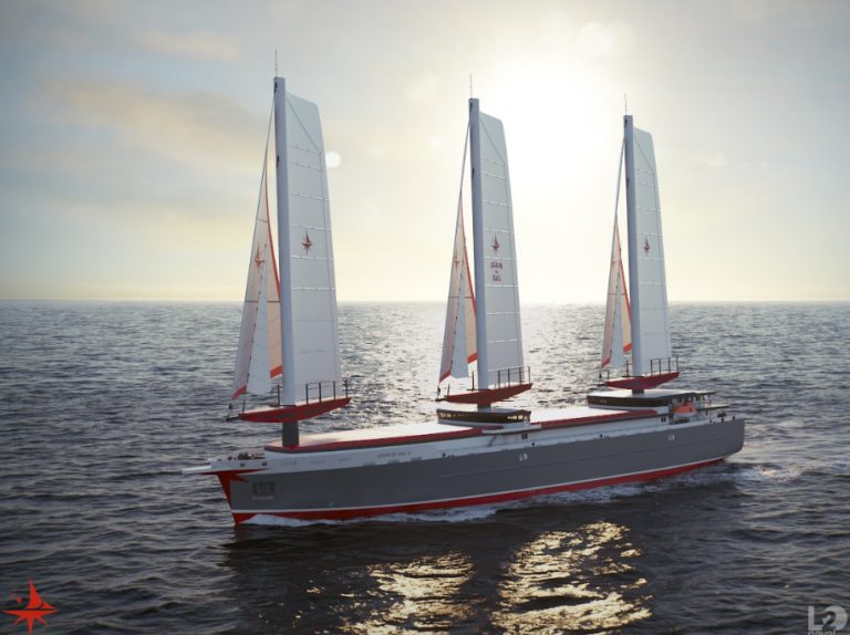 Sailing Cargo Ships Entering Freight Market